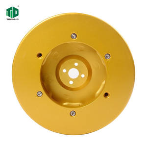 Licht und starke Magnesium aluminium legierung stick gummi räder für hydraulische draht sah maschine ersatzteile - Product Image 4