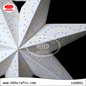 Lampe led suspendue sous forme d'étoile, papier lumineux, 7 angles, décoration <span class=keywords><strong>de</strong></span> noël - Product Image 4
