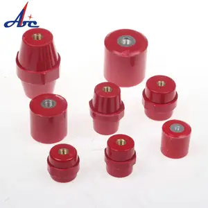 SM-100 M10 25KV Epoxy Resin Post Bus Bar Type SM Electrical Busbar Insulator