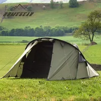 Neue Ankunft Basis Camp Drei Person Zelt mit PU beschichtet 5000mm Wasserdichte Index