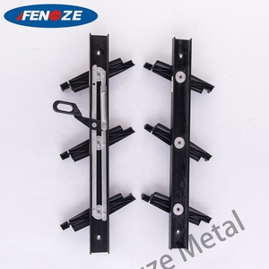C9 toptan braketi ayarlanabilir windows cam kepenkler alüminyum plastik Frame çerçeve alüminyum Louvre çerçeve - Product Image 2