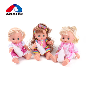 Poupée bébé adorable de 10 pouces en vinyle électronique pour enfants <span class=keywords><strong>avec</strong></span> <span class=keywords><strong>biberon</strong></span> - Product Image 2