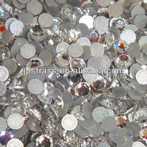 Toptan fabrika malzemeleri düz geri beyaz Opal olmayan düzeltme Rhinestone dekorasyon akıllı telefonlar için SS16 SS20 gevşek Rhinestones - Product Image 3