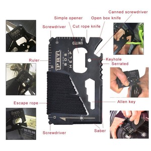 Kongbo Outdoor <span class=keywords><strong>Survival</strong></span> Gear Tool con pulsera de supervivencia, cuchillo plegable, brújula, kit de supervivencia de emergencia - Product Image 2