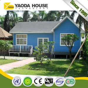 Casa prefabricada de acero ligero para <span class=keywords><strong>playa</strong></span>, casa prefabricada con estructura de acero, jardín Cebu filipino, Villa de verano - Product Image 4