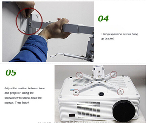 Proyector de Montaje En Techo de hierro/de la Suspensión/Estante Colgante - Product Image 4