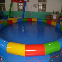china manufacturer frame plastic swimming pools for kids Huge Folding Outdoor Adult Kids quick up inflatable swimming pool