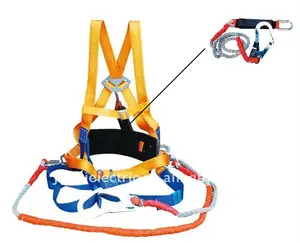 Customised D-ring metal buckle full body harness Safety Belt Electrical Lineman Worker