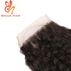 Bán Buôn Lớp Trinh Nữ Tóc Xoăn Thẳng 4X4 Lụa Tốt Nhất Ren Đóng Cửa Cho Tóc Con Người Ren Phía Trước Tóc Giả - Product Image 6