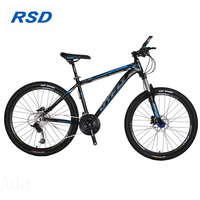 Vélo de montagne de haute qualité 26 pouces, 21 vitesses, vélos VTT, vélo VTT adulte, cadre en alliage d'aluminium, vélo VTT en russe