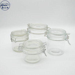 Barattolo in <span class=keywords><strong>Vetro</strong></span> per Alimenti da 150ml 5oz con Coperchio a Clip Rotondo e Piccolo - Product Image 5