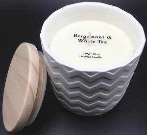 Nouvelle conception, bougies parfumées en cire de soja de 350 g / 12 oz avec huile essentielle naturelle - Product Image 2