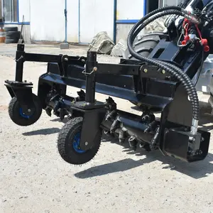 Skid steer ataşmanlar hidrolik küçük döner harley rake