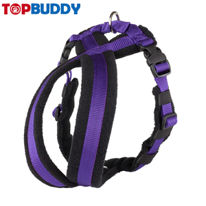 Harnais pour chien en nylon de qualité supérieure jeux pour chiens harnais pour chien de marche doublé polaire rembourré - Product Image 5