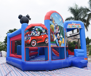 Divertido inflable payaso castillo hinchable dibujos animados gorila inflable para jugar, saltando castillo hinchable Combo - Product Image 2