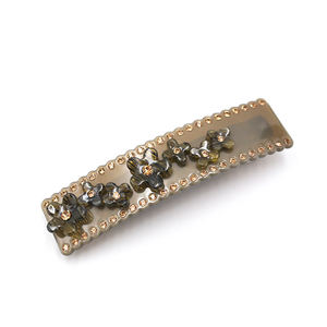 Acetato di cellulosa barrette della clip di capelli con il fiore dei capelli delle donne accessorio di moda popolare clip di capelli francese barrette <span class=keywords><strong>per</strong></span> le <span class=keywords><strong>bambine</strong></span> - Product Image 6