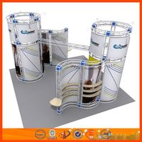 Cabina de exhibición de armazón de aluminio, stand de exhibición, stand de exhibición comercial, stand de armazón