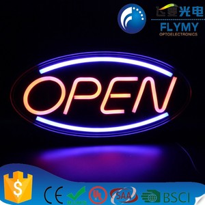 Negocio de <span class=keywords><strong>LED</strong></span> muestra abierta tablero de <span class=keywords><strong>anuncio</strong></span> pantalla eléctrica sign Light Up Sign intermitente y constante luz - Product Image 5