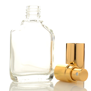 Bon marché Mini flacons vaporisateur de parfum classiques élégants ronds et plats transparents de 15ml <span class=keywords><strong>en</strong></span> verre - Product Image 4