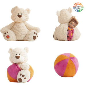 İki yüzü peluş oyuncak ayı gösterir Flip hayvanlar oyuncak geri dönüşümlü peluş <span class=keywords><strong>2</strong></span> in 1 oyuncaklar - Product Image 4