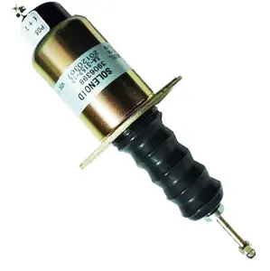 6CT ISC8.3 ISCe QSC8.3 6L ISLe QSL válvula solenoide de parada de cierre de combustible del motor 24V 3921980 3918601 12V 3921978 3918600 para Cummins