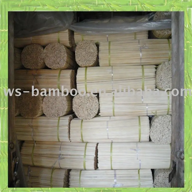 White bamboo stick