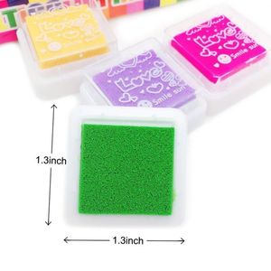 24 couleurs BRICOLAGE Lavable Enfants <span class=keywords><strong>Mousse</strong></span> <span class=keywords><strong>Tampon</strong></span> <span class=keywords><strong>Encreur</strong></span> De <span class=keywords><strong>Tampon</strong></span> <span class=keywords><strong>Encreur</strong></span> D'empreintes Digitales encre Pigmentée Pad - Product Image 2