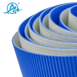 Fabrika doğrudan satış toptan fiyat mavi pvc oluklu konveyör bant