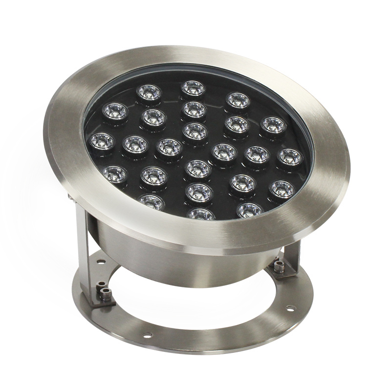 Outdoor Submersible Dmx Rgb Color Change IP68 12v 24v Waterproof Fountain Lighting Underwater Led Pool Light