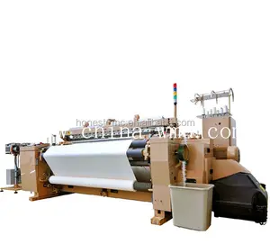 Textile machinery high speed air jet loom weaving denim with high output