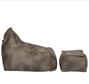 <span class=keywords><strong>Cuero</strong></span> de la Pu pie taburete de <span class=keywords><strong>bolsa</strong></span> de frijol sofá silla - Product Image 2