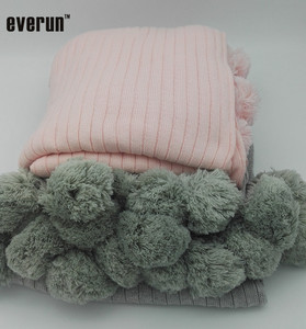Set di cuscini in maglia di Pompon in maglia magica verde ZERO difetti 7gg 100% con linea di cotone acrilico 7gg - Product Image 5