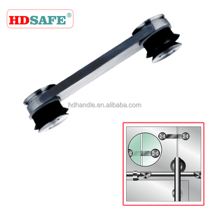 De acero inoxidable cristal a cristal plana conector con el contador agujero del fregadero - Product Image 1