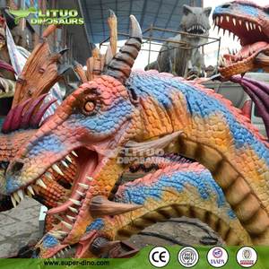 Kích Thước Cuộc Sống Mới Ba Đầu Công Viên Rồng Hoạt Hình - Product Image 5