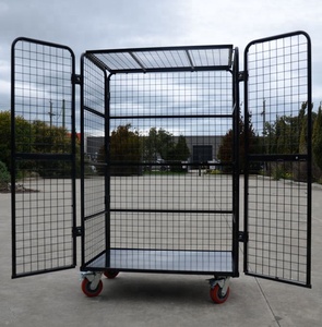 Entrepôt en acier logistique pliable cage de roulement - Product Image 2