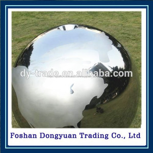 Gran chorro de arena de acero inoxidable bola/mapa del mundo de la escultura - Product Image 3