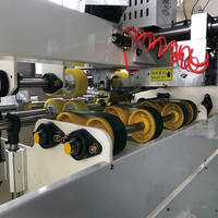 Una sola pieza semiautomática de caja de cartón corrugado de alambre máquina de coser/máquina de envasado al vacío