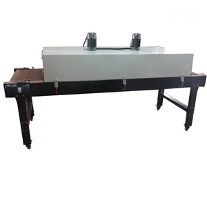 Aprobación CE automática de impresión de pantalla de tinta secador IR túnel máquina de secado de 3 metros de longitud seco T camisa <span class=keywords><strong>ropa</strong></span> completamente - Product Image 4