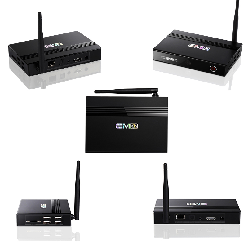 Amlogic S912 Octa Core 2 GB Ram 16 GB Rom 5.8 Ghz WiFi 1000 M LAN Android 6.0 Malvavisco TV caja