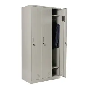 <span class=keywords><strong>Armario</strong></span> de Acero de Tres Columnas Grande para Uso en Oficina o Cuarto de Vestidores - Product Image 1
