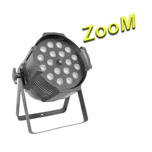 18pcs 18w Stage Par64 Led Uplighting Lamp Par Can Light With Zoom