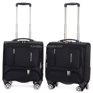 <span class=keywords><strong>Valise</strong></span> de voyage pilote en polyester marron Bagages <span class=keywords><strong>cabine</strong></span> 16 ''Spinner <span class=keywords><strong>4</strong></span> <span class=keywords><strong>roues</strong></span> bon marché - Product Image 2