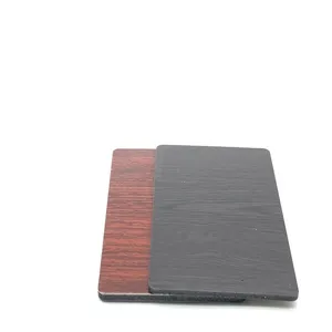 ALUCOBOND TEXTURE 4mm acm Platte Holz beschichtete Aluminium-Verbund platten acp Blatt für Abstellgleise Außenwand