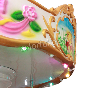 Colorful Park 6 Players Carousel Kiddie Rolling Riding Arcade Game for <strong>Amusement</strong> Park <strong>Machine</strong> - Product Image 4