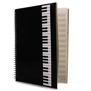 Quaderno musicale a spirale con composizione <span class=keywords><strong>di</strong></span> stampa personalizzata torna a materiale scolastico - Product Image 1