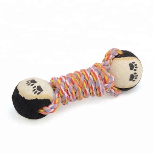 Giocattolo per Cani a Forma di Osso con Corda di Cotone, per Masticare e Addestrare, Interattivo - Product Image 4
