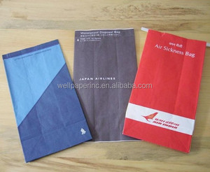Bolsas de papel desechables para vómitos, bolsas de vómitos para niños, viajes, aerolíneas, coche, mareo por movimiento, enfermedad del <span class=keywords><strong>embarazo</strong></span> - Product Image 2