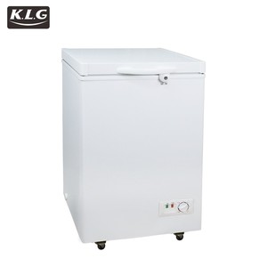 100L 12V DC solare profondo petto freezer con batteria alimentata congelatore