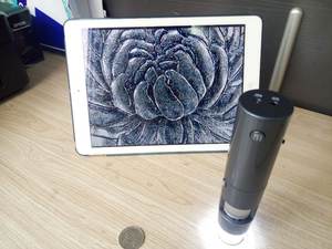 Microscope numérique de poche, WIFI intégré, à tout moment, n'importe où, connexion sans fil à IOS, Android, téléphone portable/tablette - Product Image 4