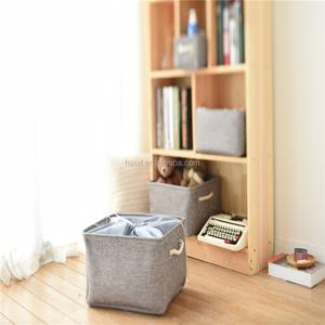 Large storage containers for shelves cloth baskets Fabric Storage Bins, Linen Closet Organizers and Storage Boxes